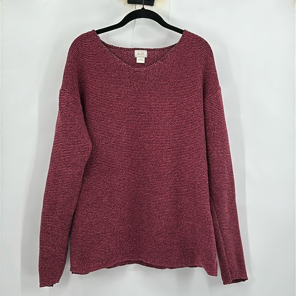 Alps Crewneck Pullover Sweater Size Large